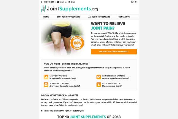 jointsupplements.org site used Store-theme2