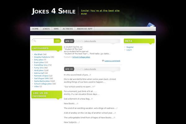 WordPress website example screenshot