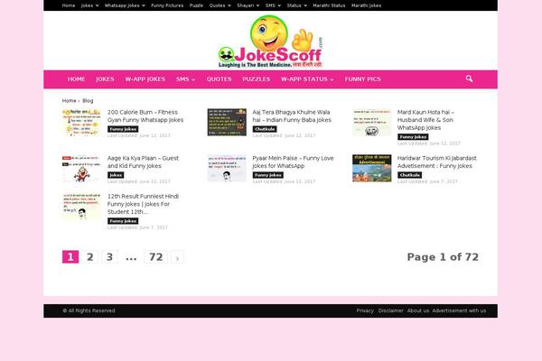 WordPress website example screenshot
