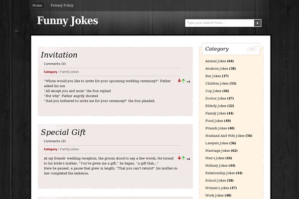 jokesonly.com site used Blacko