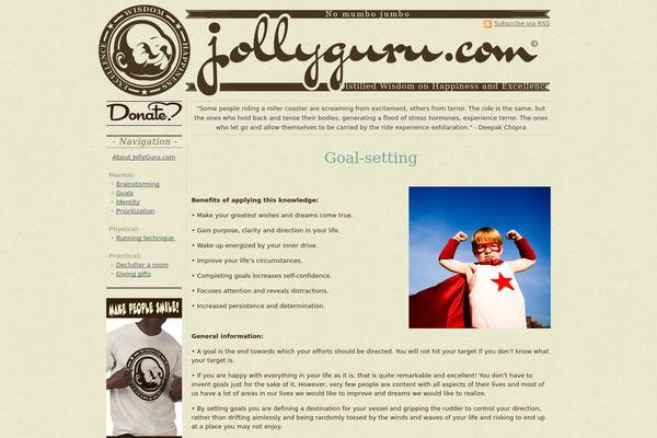jollyguru.com site used Headway
