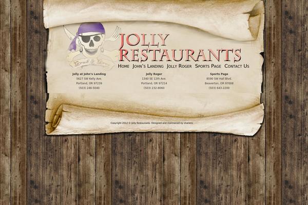 jollyrestaurants.com site used Jolly-restaurants