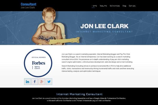 jon-lee-clark.com site used Starkers (Blank Theme)
