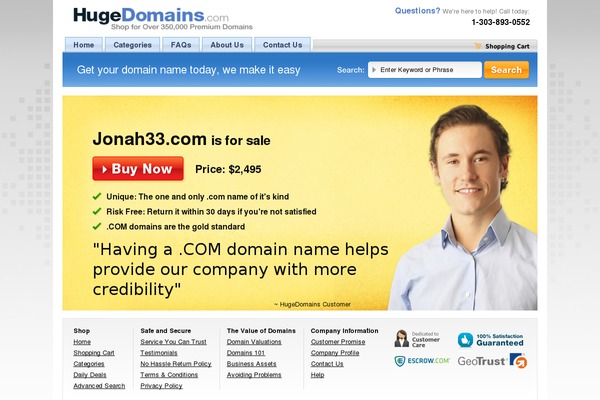 jonah33.com site used Befree