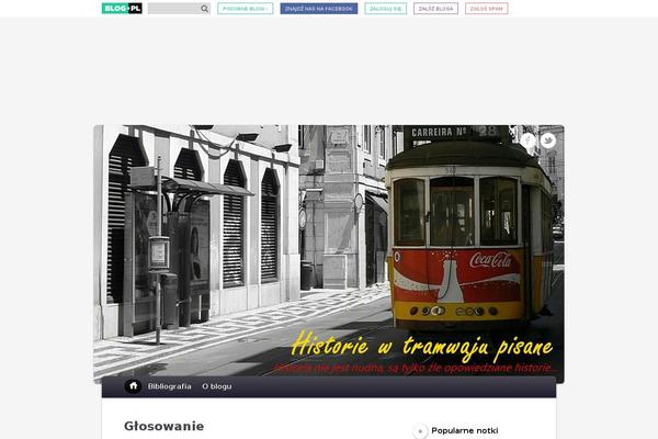 jonaszdrobniak.blog.pl site used Onet-motyw