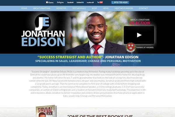 jonathanedison.com site used Jonathanedison