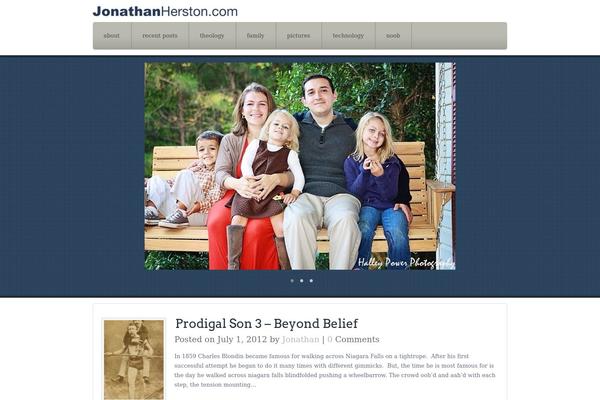 WordPress website example screenshot