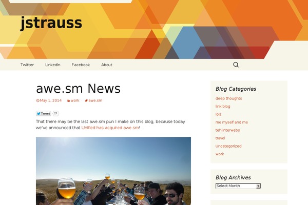 Twenty Sixteen theme site design template sample