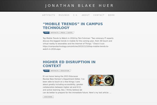 jonathanhuer.com site used Jonathan