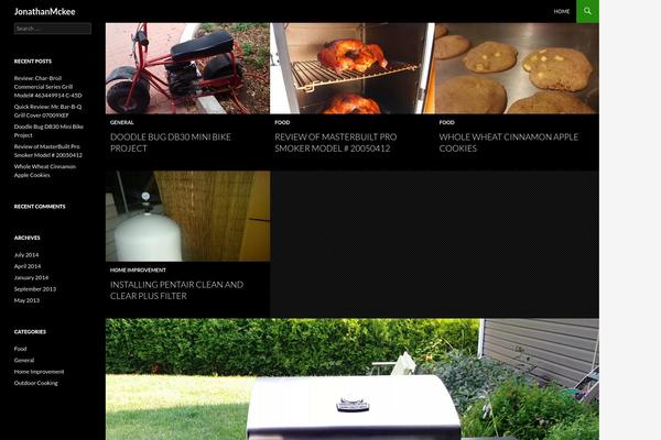 Twenty Fourteen theme site design template sample