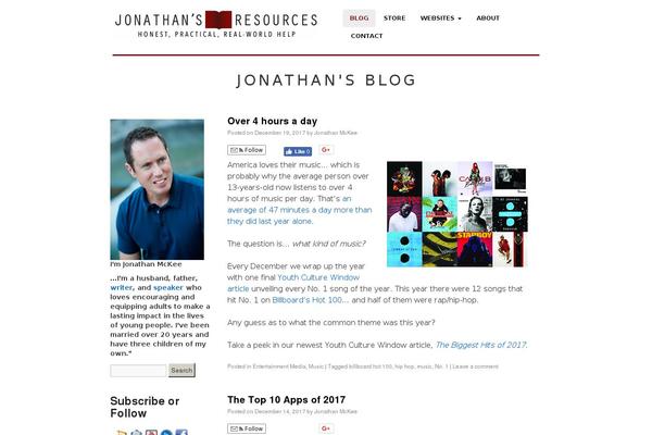 jonathanmckeewrites.com site used Twenty-seventeen-child