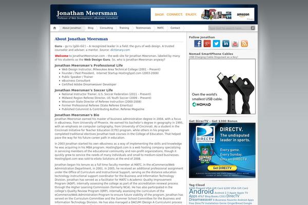 jonathanmeersman.com site used iNove