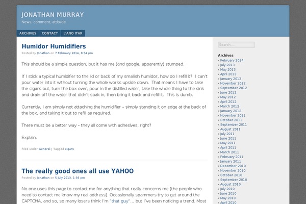 WordPress website example screenshot