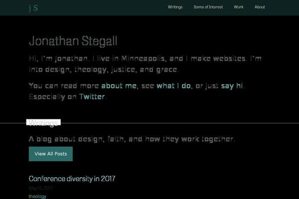 jonathanstegall.com site used Jonathanstegall-2015