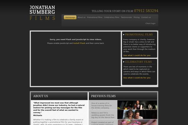 jonathansumbergfilms.com site used Jonathan