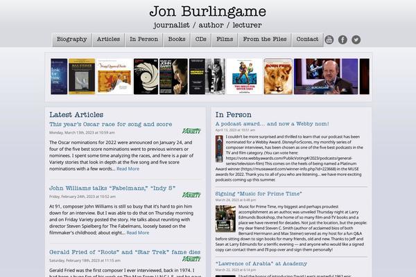 jonburlingame.com site used Jonburlingame2014