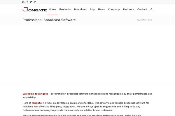Enfold theme site design template sample