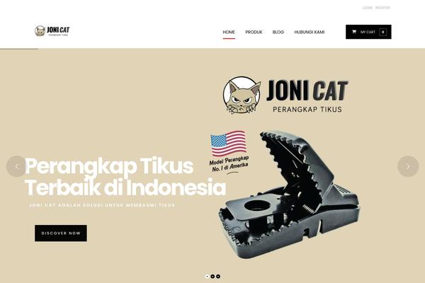 jonicat.com site used Jonicat