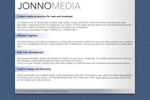 WordPress website example screenshot