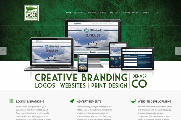 Salient theme site design template sample