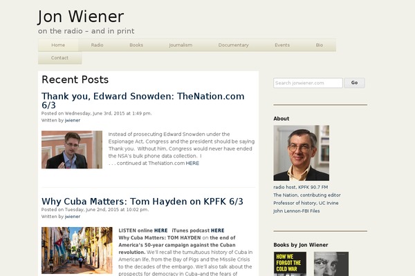 jonwiener.com site used Jon-wiener