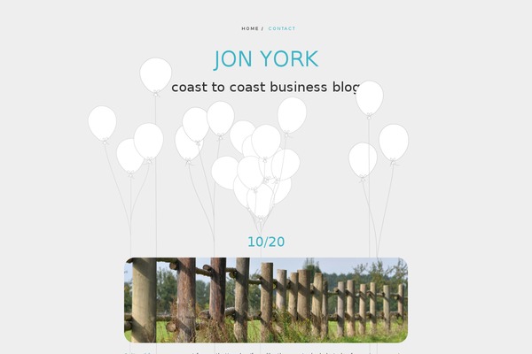 jonyorkblog.com site used Balloons