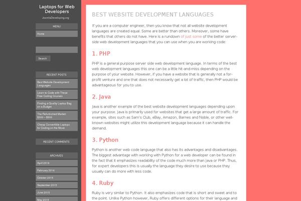 Blogly Lite theme site design template sample