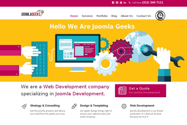 joomlageeks.com site used Basement-theme