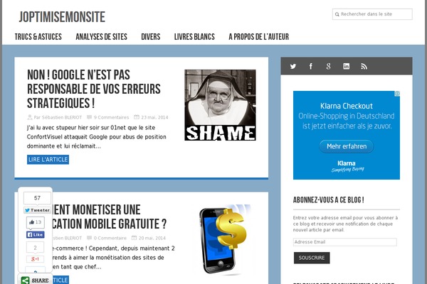 WordPress website example screenshot