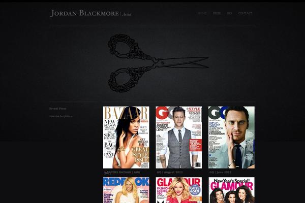 jordanblackmore.com site used Blackmore