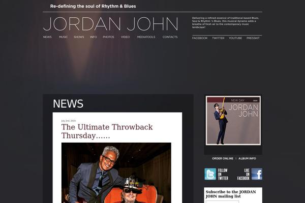jordanjohn.com site used Jordantheme