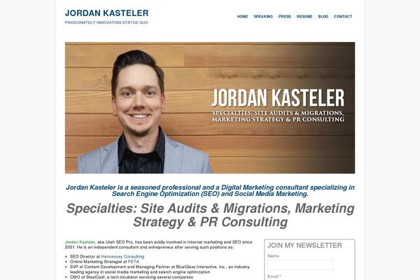 WordPress website example screenshot