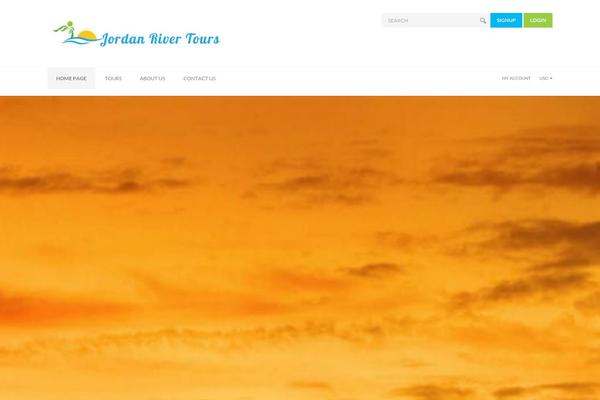 Travelo theme site design template sample