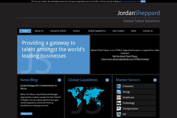 jordansheppard.com site used Jordan