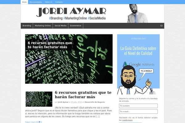 WordPress website example screenshot