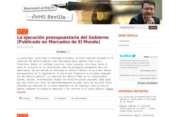 jordisevilla.com site used Jordisevilla