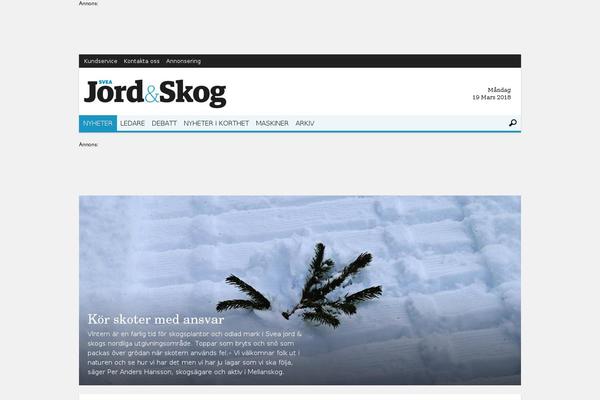 jordskog.com site used Sveagruppentidning