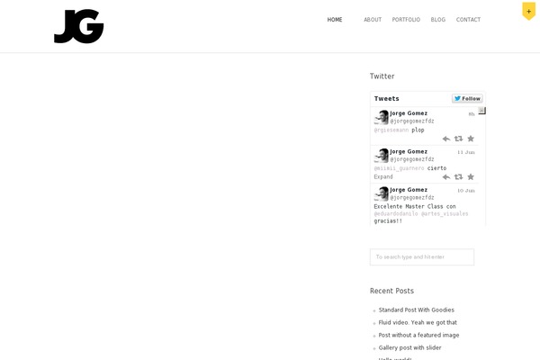 jorgegomez.com site used Myself