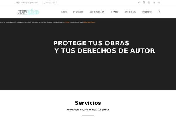 Shadow theme site design template sample