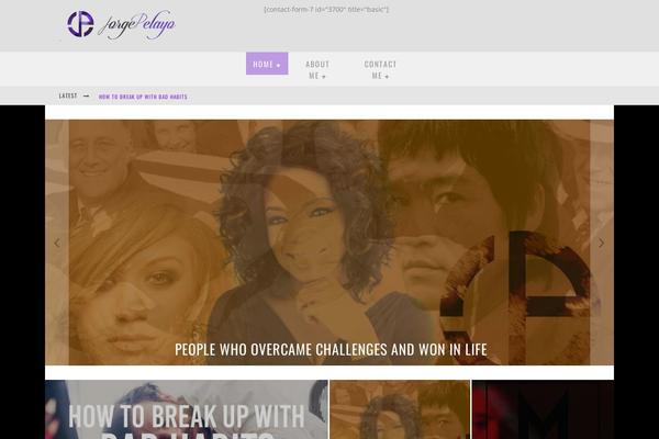 Valenti theme site design template sample