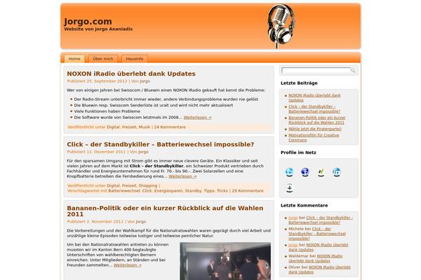 WordPress website example screenshot