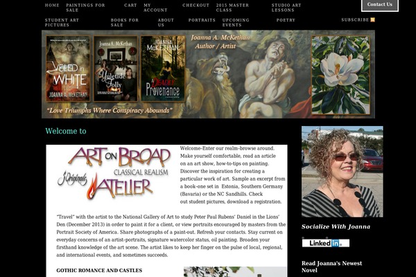 WordPress website example screenshot