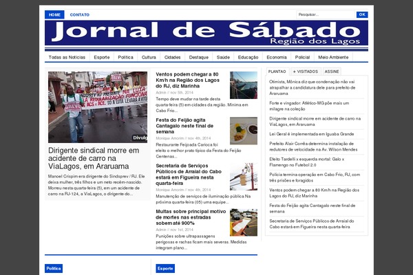 jornaldesabado.com.br site used Newswire_1.2