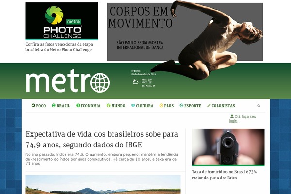 jornalmetro.com.br site used Jornalmetro