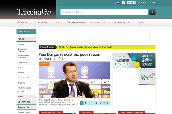 jornalterceiravia.com.br site used Terceiravia