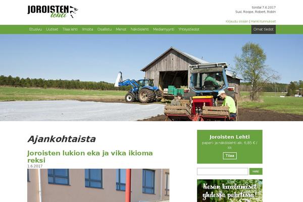 joroistenlehti.fi site used Savowp-joroinen