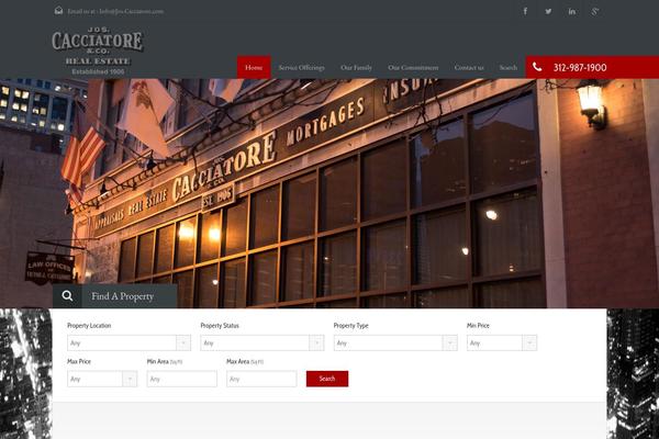 WordPress website example screenshot
