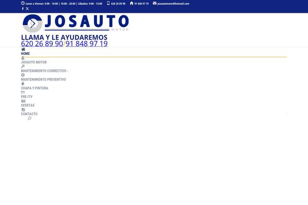 The7 theme site design template sample