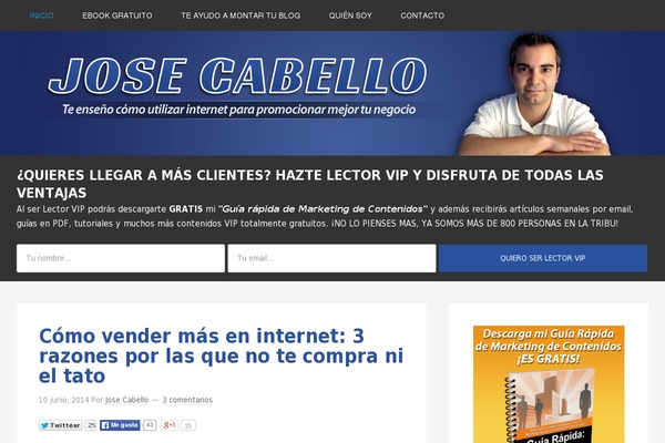 josecabello.net site used Josecabello