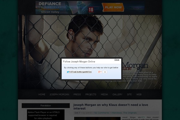 josephmorgan.org site used 30